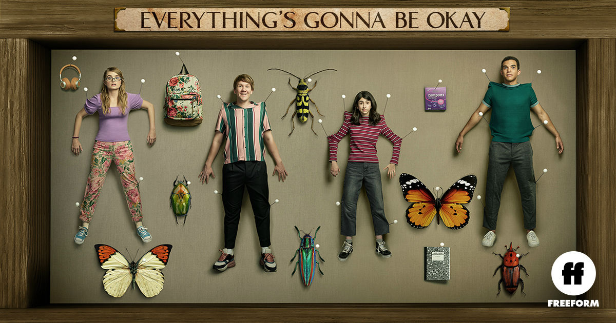 A promotional image for everything's gonna be okay